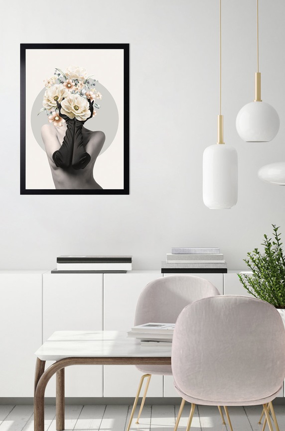 uokvireni plakat AN0006 crna AA00