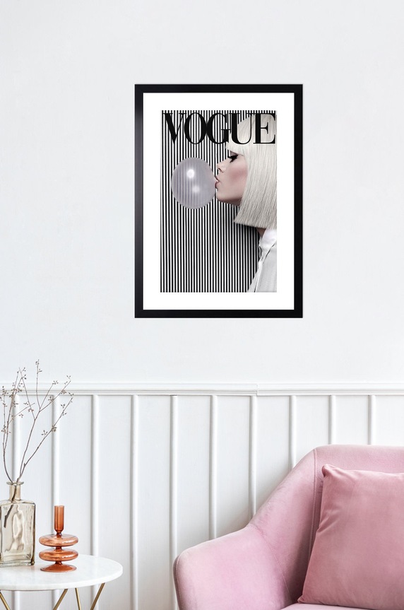 πλαισιωμένη αφίσα AN0025 γκρί AA00