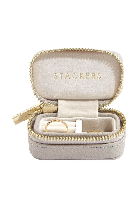 Stackers pudełko podróżne na biżuterię szary 75341