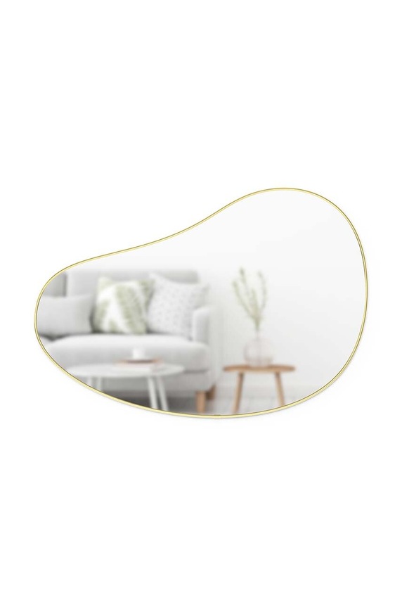 Umbra specchio da parete Hubba Pebble marrone 1018529.104