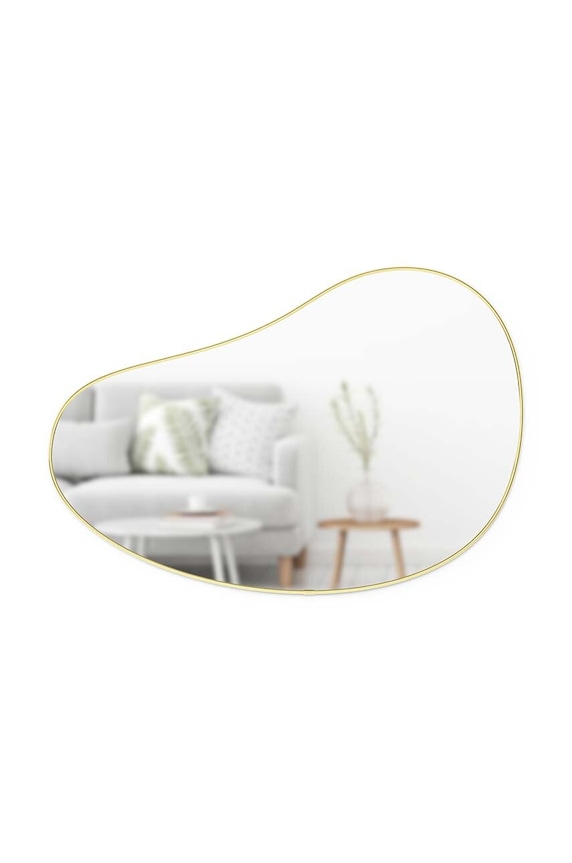 Umbra specchio da parete Hubba Pebble marrone 1018529.104