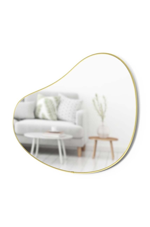 Salotto e camera Umbra specchio da parete Hubba Pebble 1018529.104 marrone