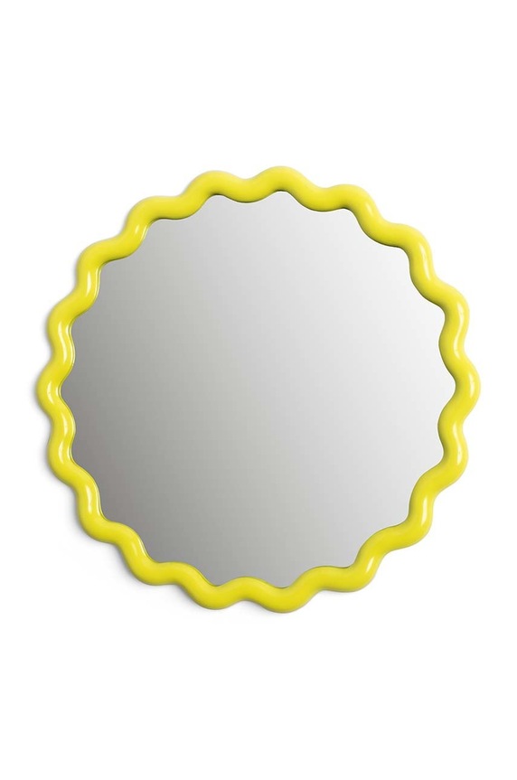 &k amsterdam specchio da parete Zigzag Yellow giallo 1653.02