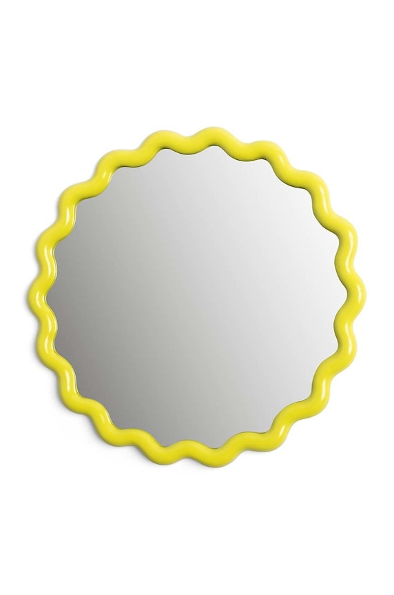 &k amsterdam specchio da parete Zigzag Yellow giallo 1653.02