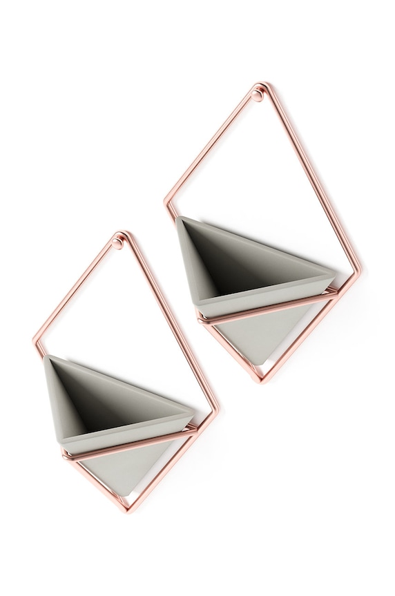 Living și dormitor Umbra set ghivece de perete Trigg 19 x 11 x 6 cm 2-pack 470753.633 multicolor