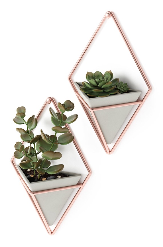 Umbra set ghivece de perete Trigg 19 x 11 x 6 cm 2-pack multicolor 470753.633