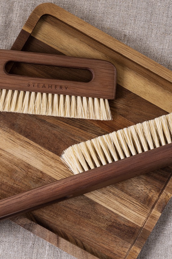 Łazienka Steamery szczotka do ubrań Vegan 0611 brązowy