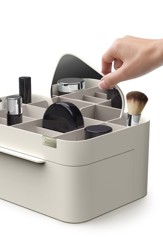 Joseph Joseph organizer na kosmetyki z lusterkiem Viva beżowy 75005