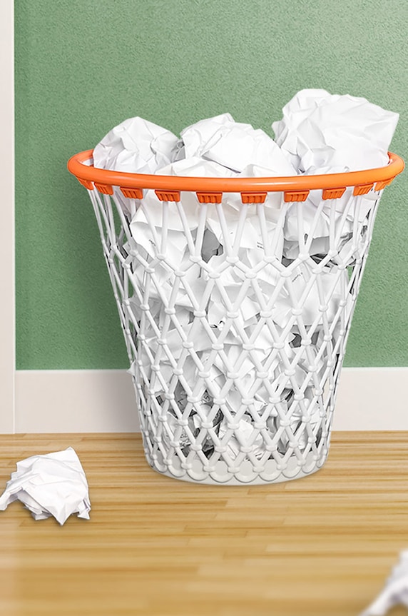 Kuchnia i bar Balvi kosz na śmieci Wastebasket 26409 biały