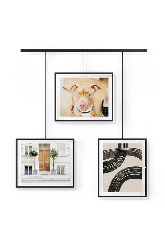 Umbra πολυκορνίζα για φωτογραφίες με σχοινί μαύρο 1018090.040