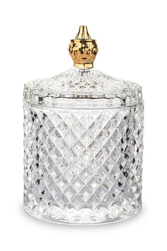 Pojemnik na biżuterię żółty 135867