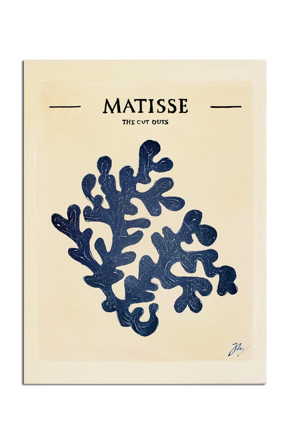 Obraz olejny Henri Matisse Blue Coral multicolor 154369
