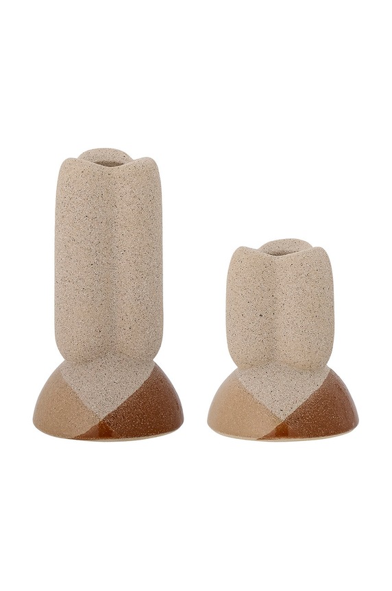 Sada svícnů Bloomingville (2-pack) hnědá 82055036