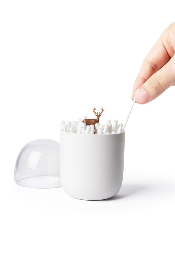 Łazienka Qualy pojemnik na patyczki higieniczne 10220B multicolor