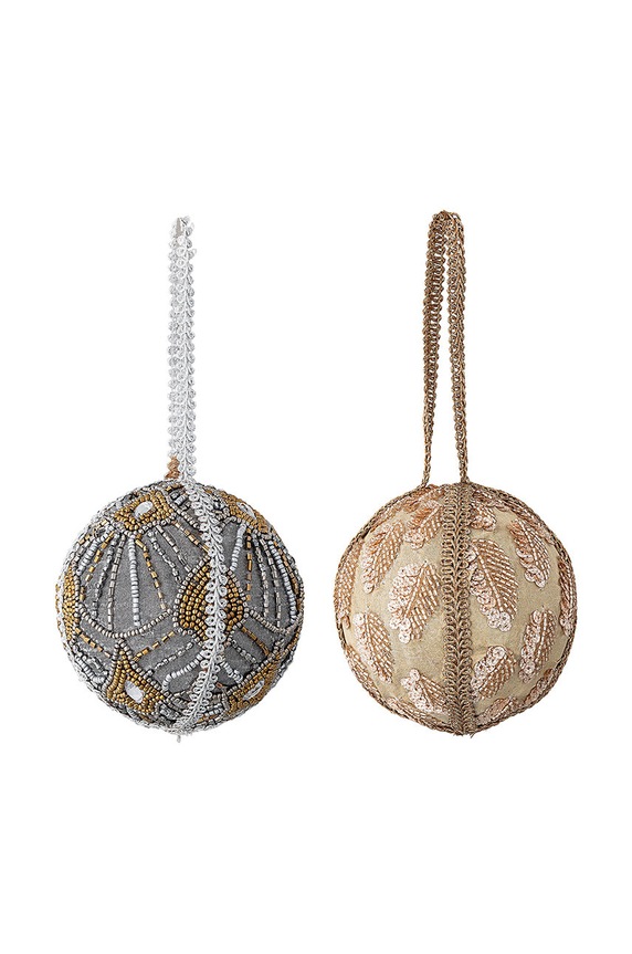 Bloomingville σετ χριστουγεννιάτικες μπάλες (2-pack) πολύχρωμο 82048710