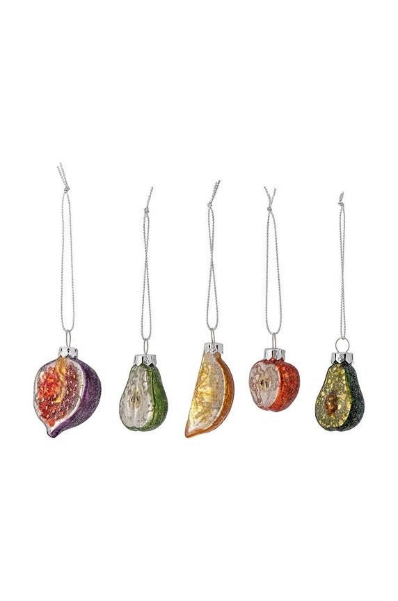 Σετ χριστουγεννιάτικες μπάλες Bloomingville 5-pack πολύχρωμο 82056345