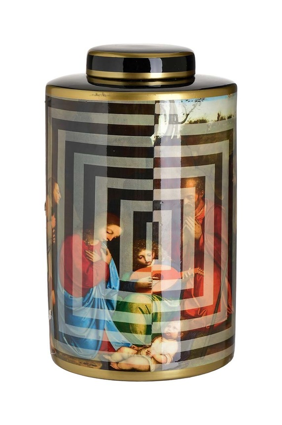 Декоративна ваза многоцветен 3.70.046.0038