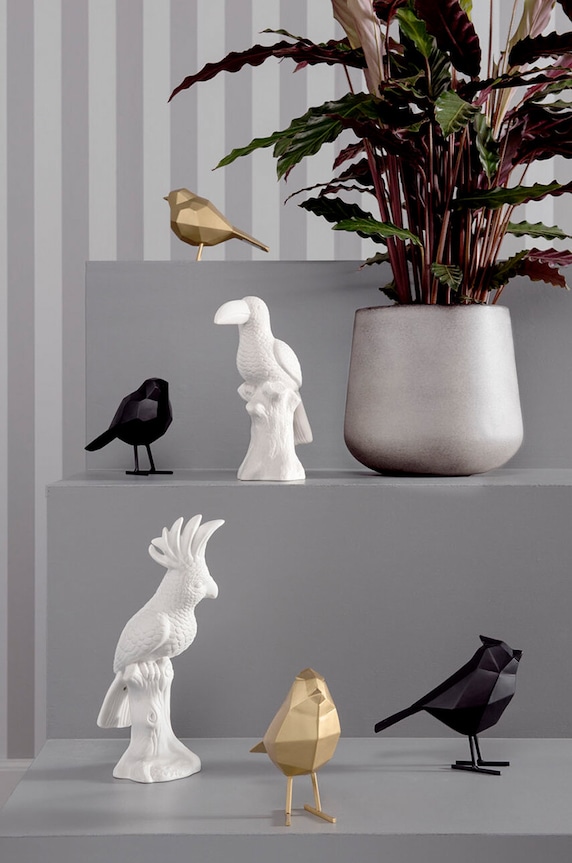 Present Time decorazione PT3335BK nero AA00