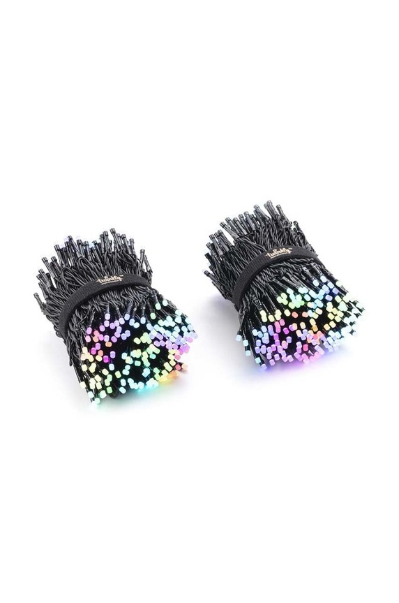 Twinkly okos karácsonyi fényfüzér Strings 600 LED RGB 48mb TWS600STP.BEU fekete AA00