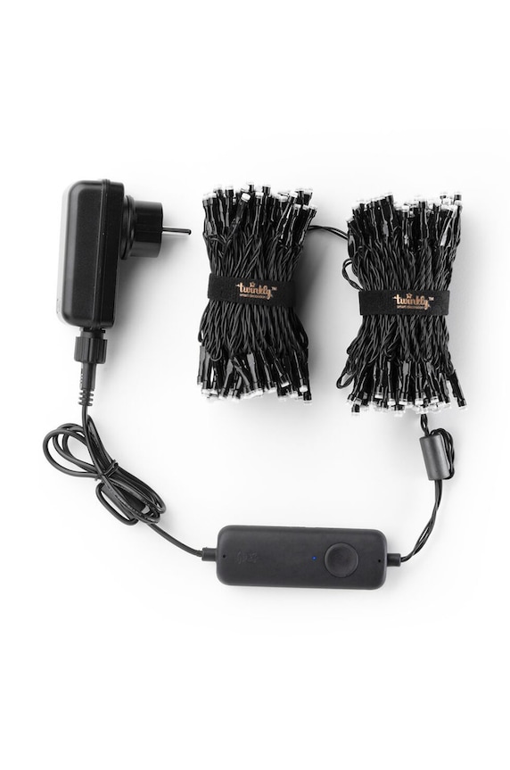 Twinkly inteligentne lampki choinkowe Strings 250 LED RGB + W 20mb czarny TWS250SPP.BEU