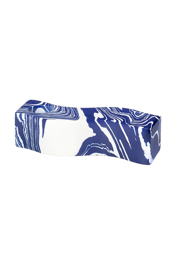 Διακοσμητικό κηροπήγιο Broste Copenhagen Swelly μπλε 70310646