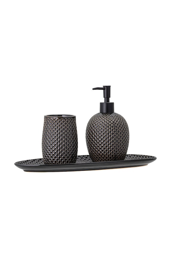 Σετ αξεσουάρ μπάνιου Bloomingville 3-pack 82049295 γκρί AA00