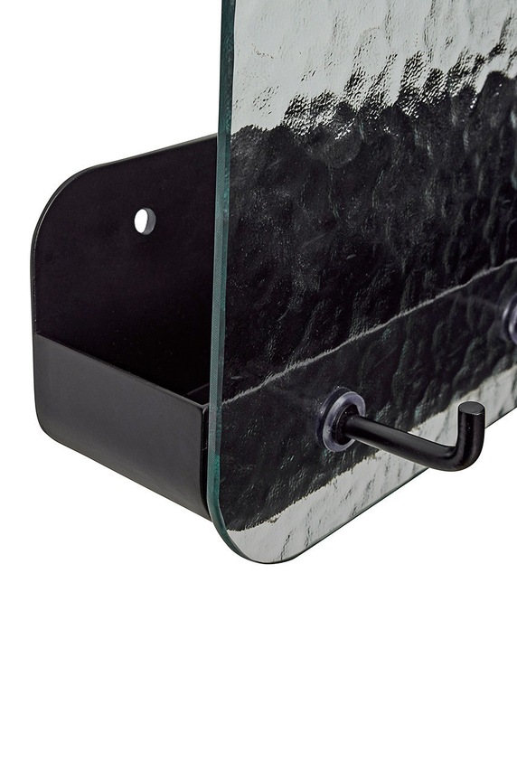 Hübsch raft pentru baie Shack Shelf 021603 negru AA00