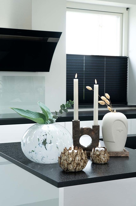 House Nordic wazon dekoracyjny With Face multicolor 4441707