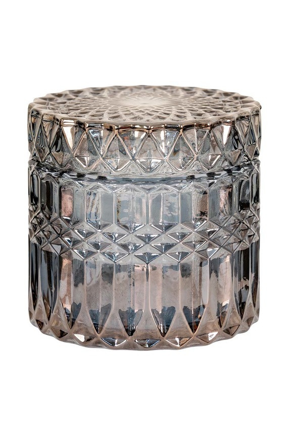 Konyha és bár House Nordic tárolóedények készlete fedővel Jars In Smoked Glas 2 db 4442050 többszínű