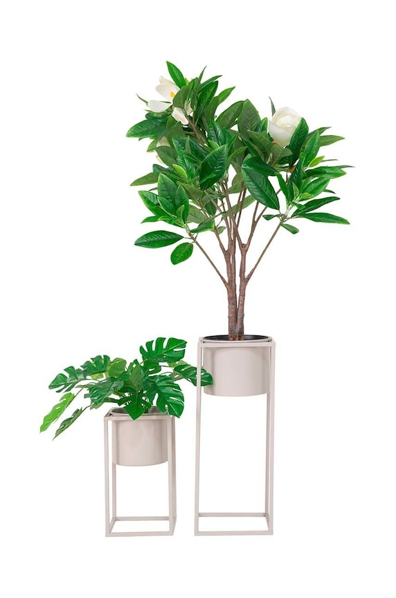 Σετ γλάστρες με στήριγμα House Nordic Marla 17 x 31 / 19,5 x 50,5 cm 2-pack 9001116 πολύχρωμο AA00