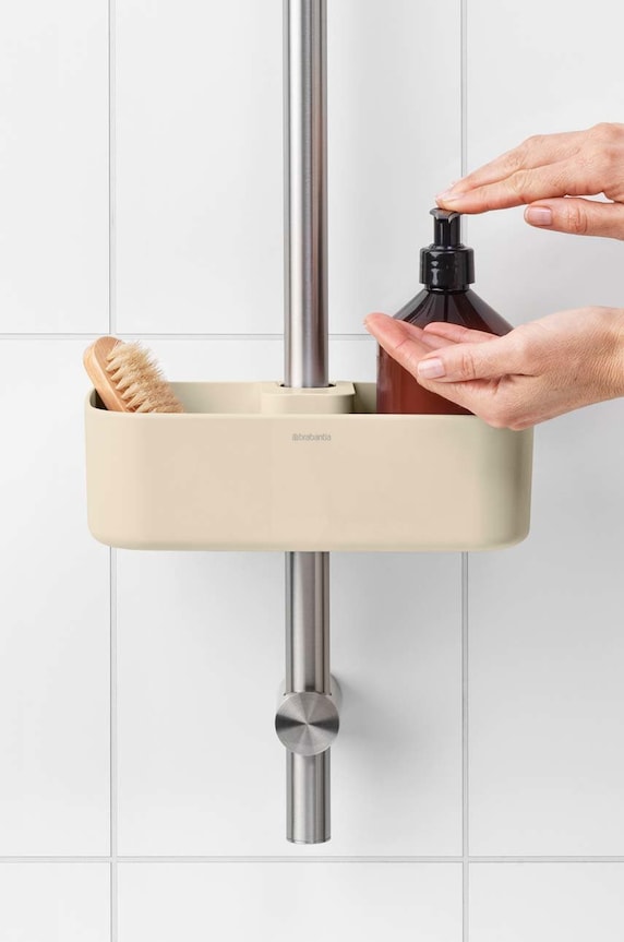 Kupaonica Polica za tuš kabinu Brabantia 223464 bež
