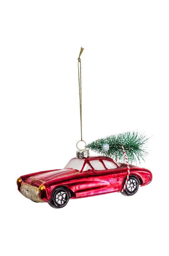 Kuglica za bor crvena 123971