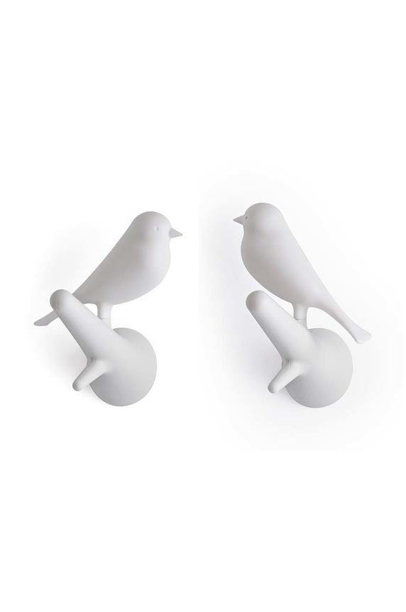 Living și dormitor Qualy Cuier Hook Sparrow 2-pack QL10067.WH.WH multicolor