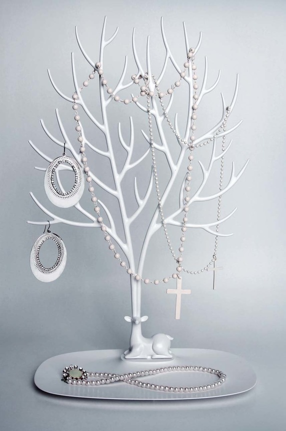 Stojalo za bižuterijo Qualy QL10172.WH pisana AA00