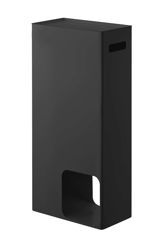 Yamazaki zasobnik na papier toaletowy Tower czarny 3456