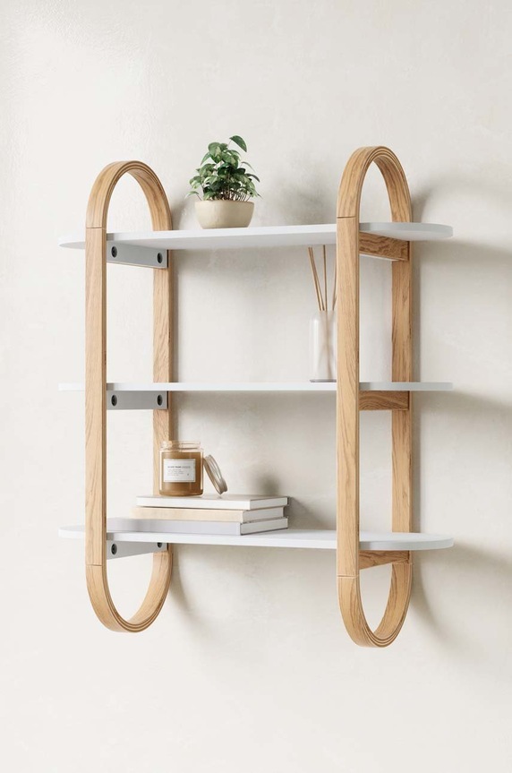 Living și dormitor Umbra raft suspendat 1016859.668 alb