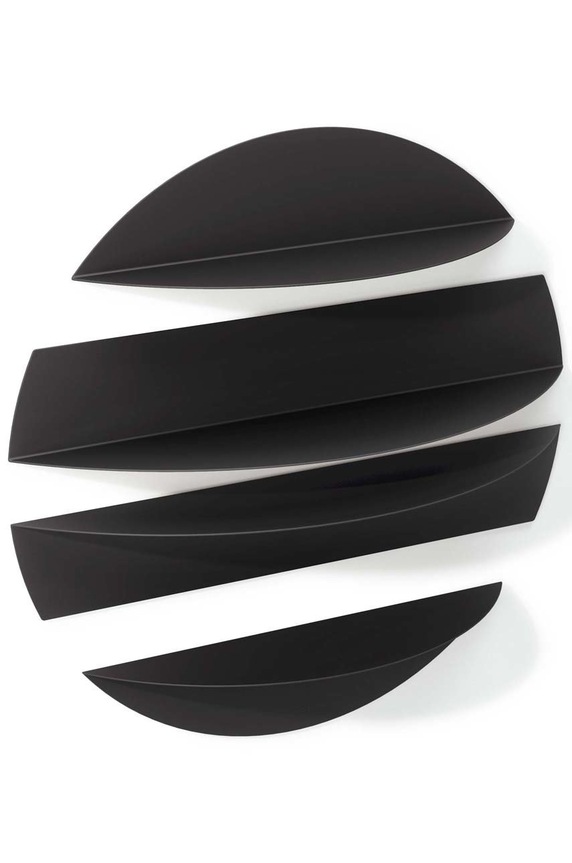 Obývací pokoj a ložnice Sada nástěnných polic Umbra 4-pack 1018194.040 černá
