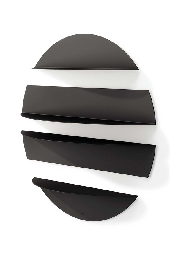 Sada nástěnných polic Umbra 4-pack černá 1018194.040