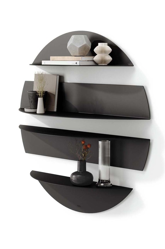 Sada nástěnných polic Umbra 4-pack 1018194.040 černá