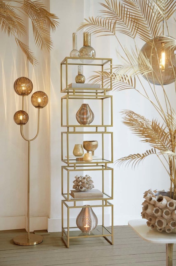 Salon i sypialnia Light & Living wazon dekoracyjny 5820785 żółty