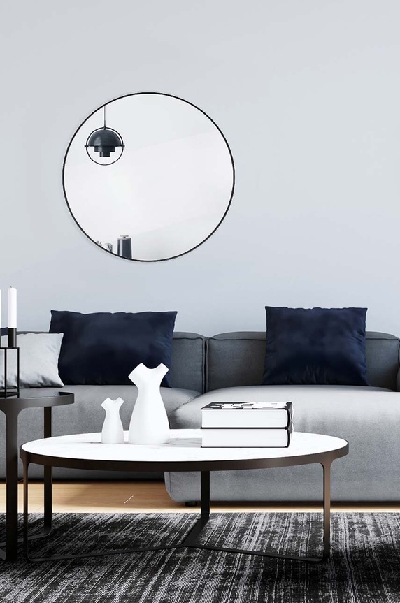 Oglinda de perete LOFT70.C negru AA00