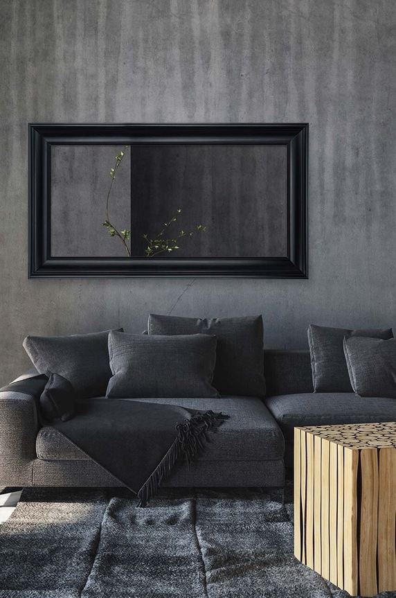 Lustro ścienne 50 x 70 cm VERONA5070.C czarny AA00