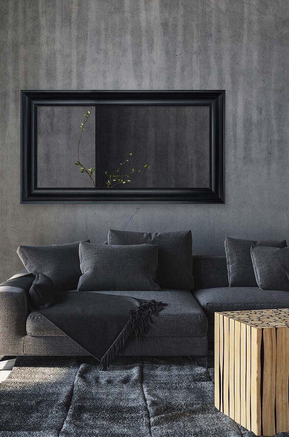 Lustro ścienne 50 x 70 cm VERONA5070.C czarny AA00