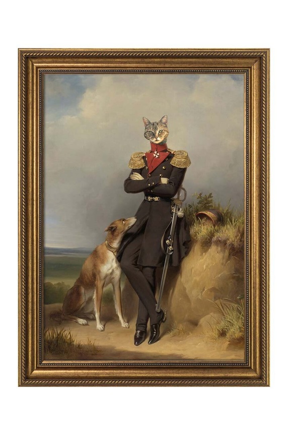 Репродукция върху хартия в рамка 50x70 cm многоцветен 1541601.5327