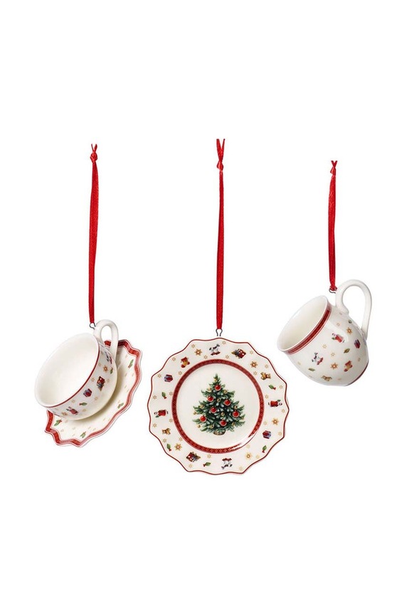 Set blagdanskih ukrasa Villeroy & Boch Toy‘s Delight 3-pack šarena 1486596664