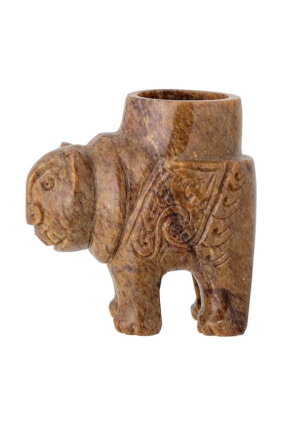 Ukrasni svijećnjak Bloomingville Novia smeđa 82059539