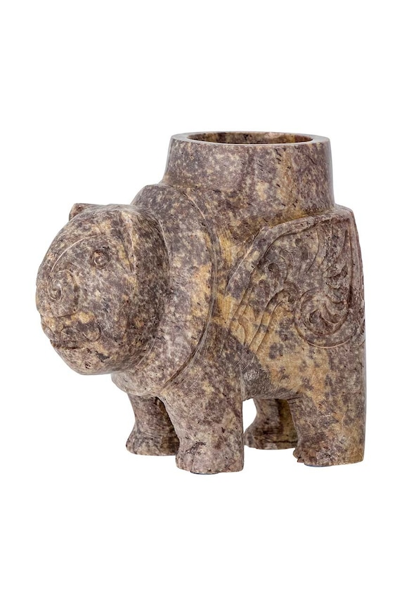 Dnevni boravak i spavaća soba Ukrasni svijećnjak Bloomingville Novia 82059539 smeđa