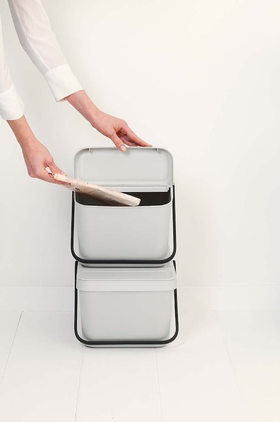 Brabantia cos de gunoi Sort & Go Stackable 20 l 277702