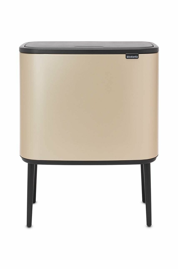 Koš za smeće Brabantia Bo Touch Hi, 3 x 11 L zlatna 304644