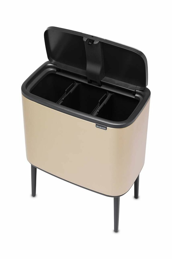 Koš za smeće Brabantia Bo Touch Hi, 3 x 11 L 304644 zlatna AA00